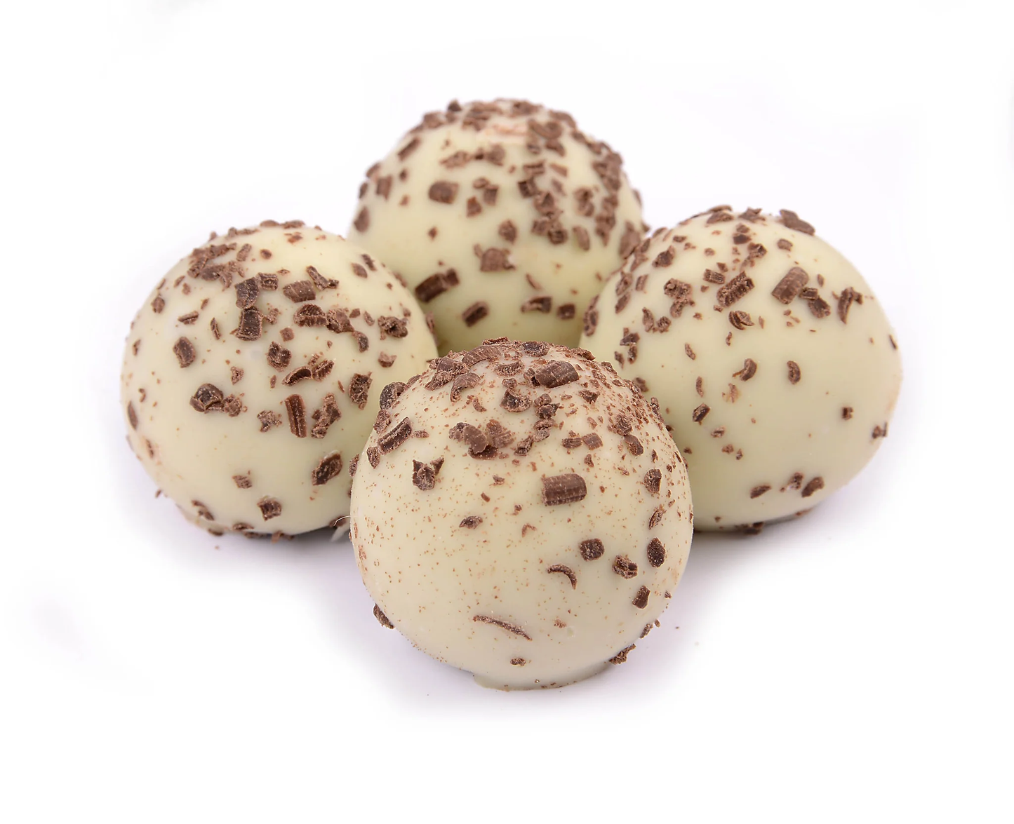Almond Elegance Rose-Infused White Chocolate Truffles