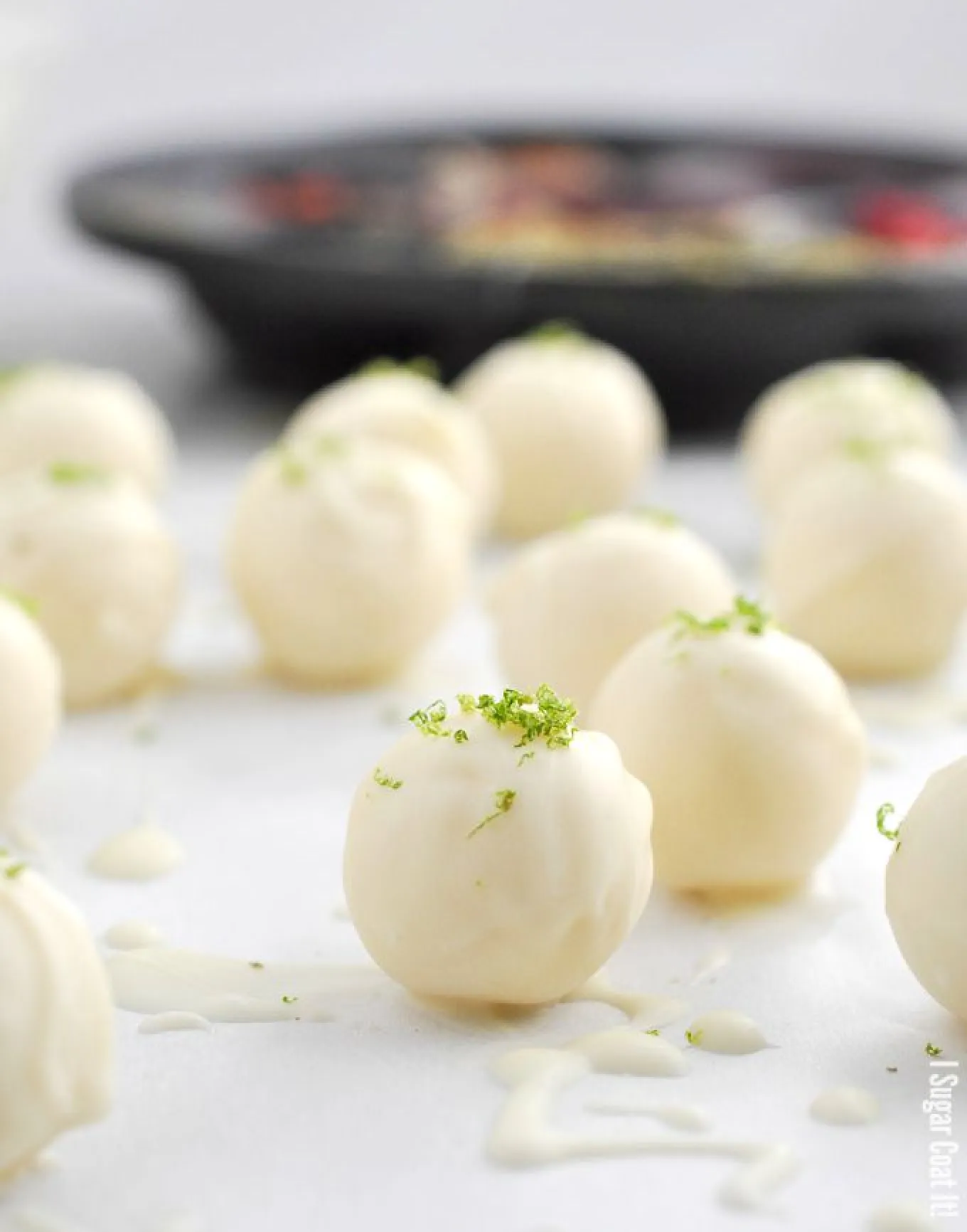 Almond Elegance Rose-Infused White Chocolate Truffles