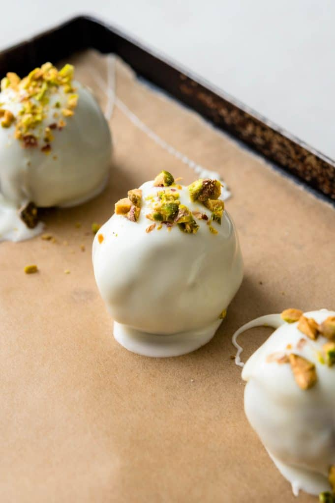 Almond Elegance Rose-Infused White Chocolate Truffles